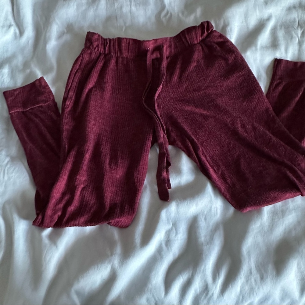Burgundy Lounge Pants